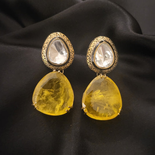 Doublet Stone Earrings