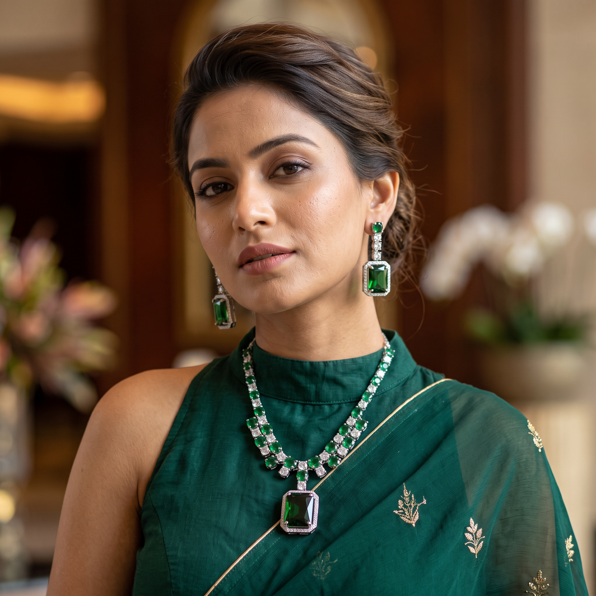Isabel Crystal Necklace Set