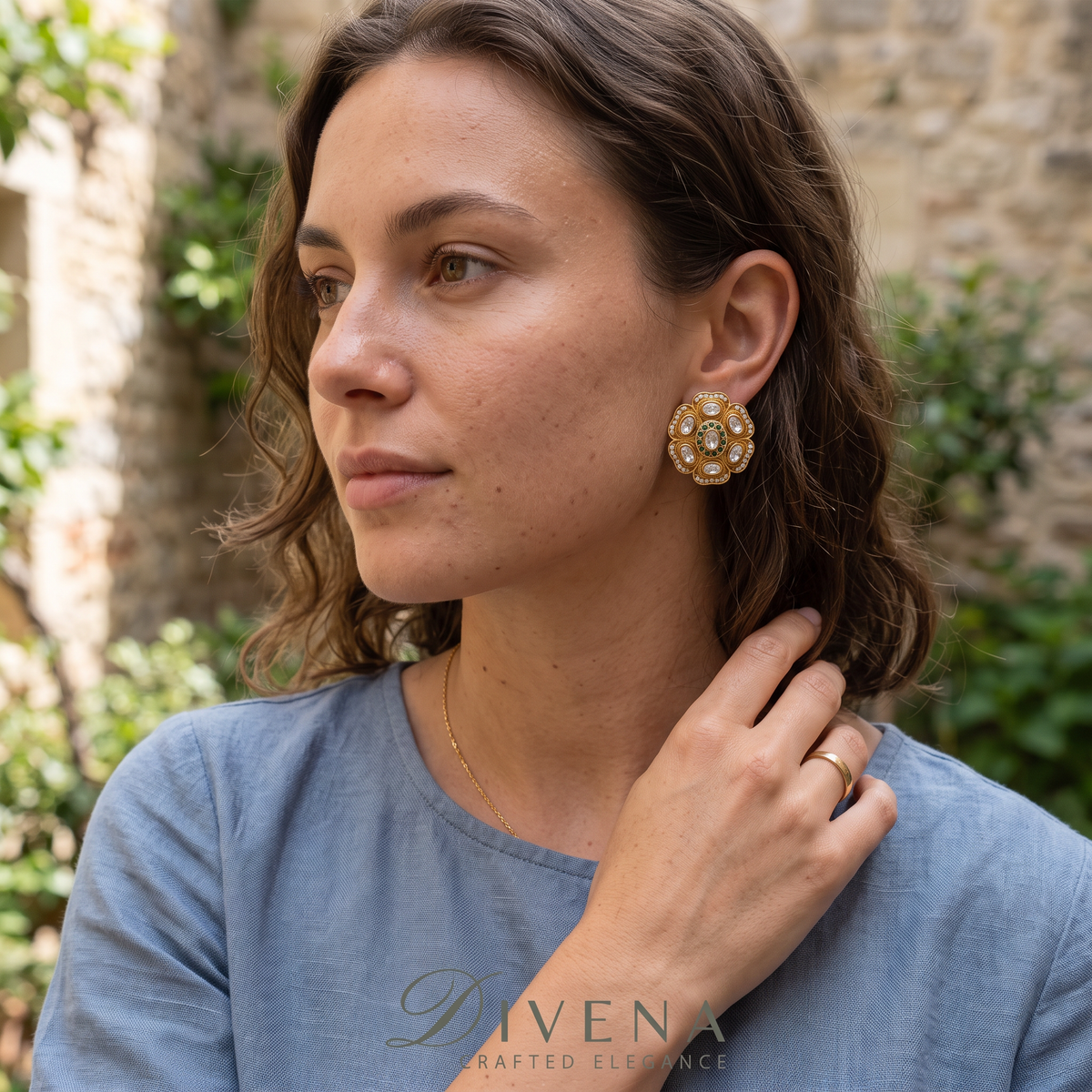 Zoya Moissanite Studs