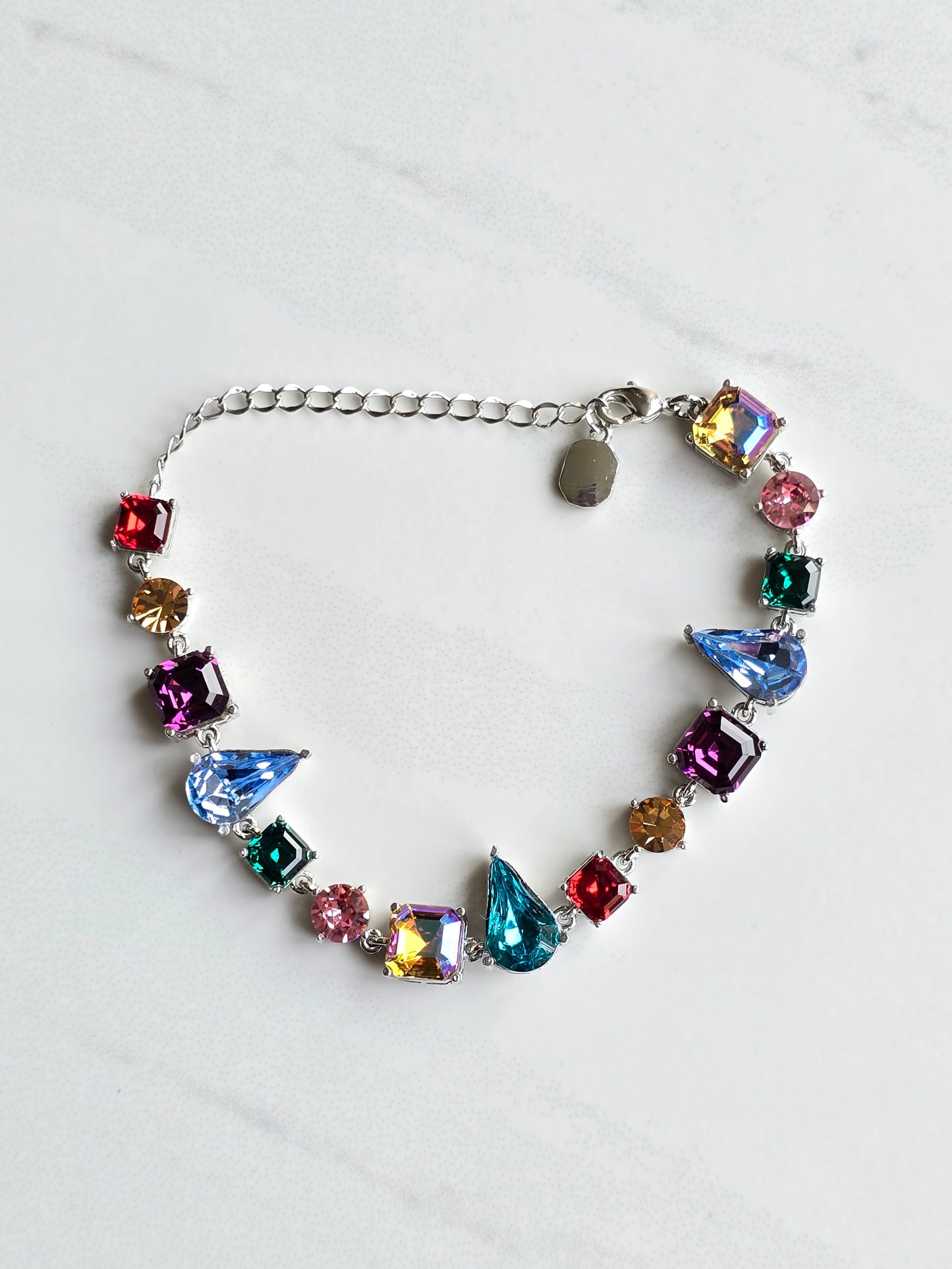 Ethel Geometric Crystal Bracelet