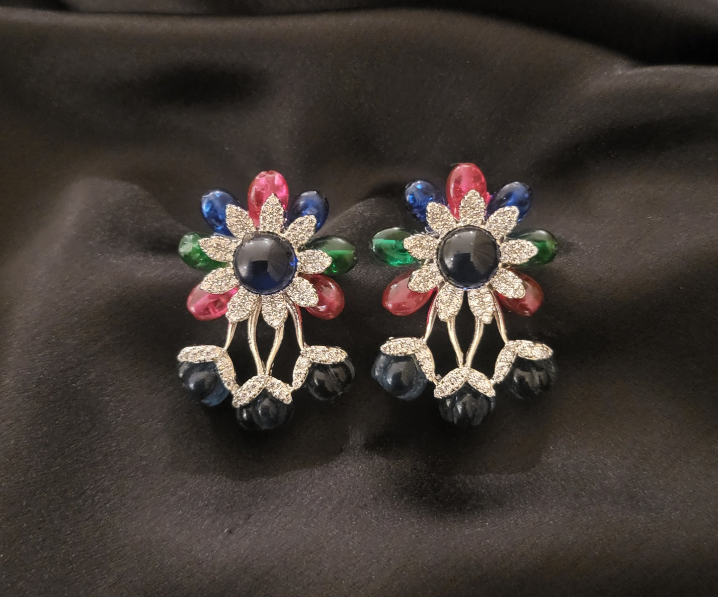 Flower Zirconia Studs