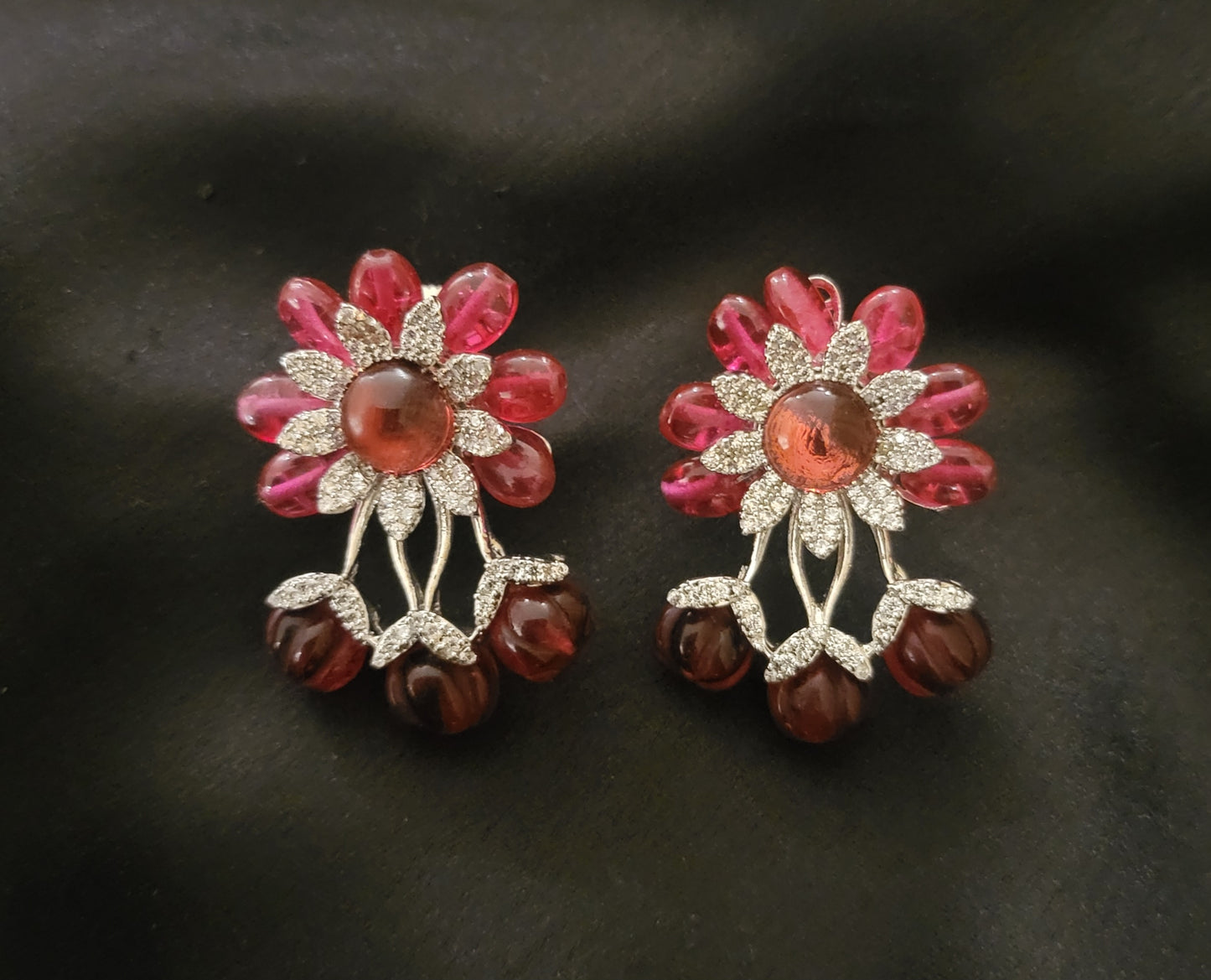 Flower Zirconia Studs