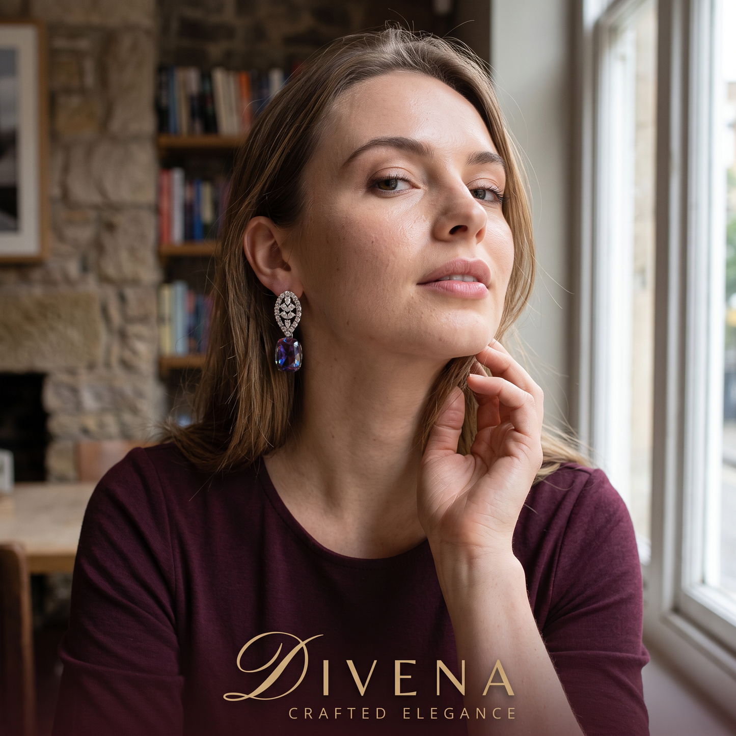 Kimberley Moissanite Crystal Earring