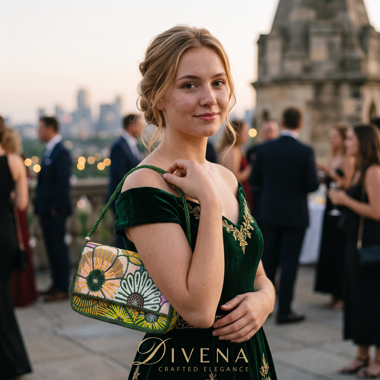 Multi Sequence Floral Bag
