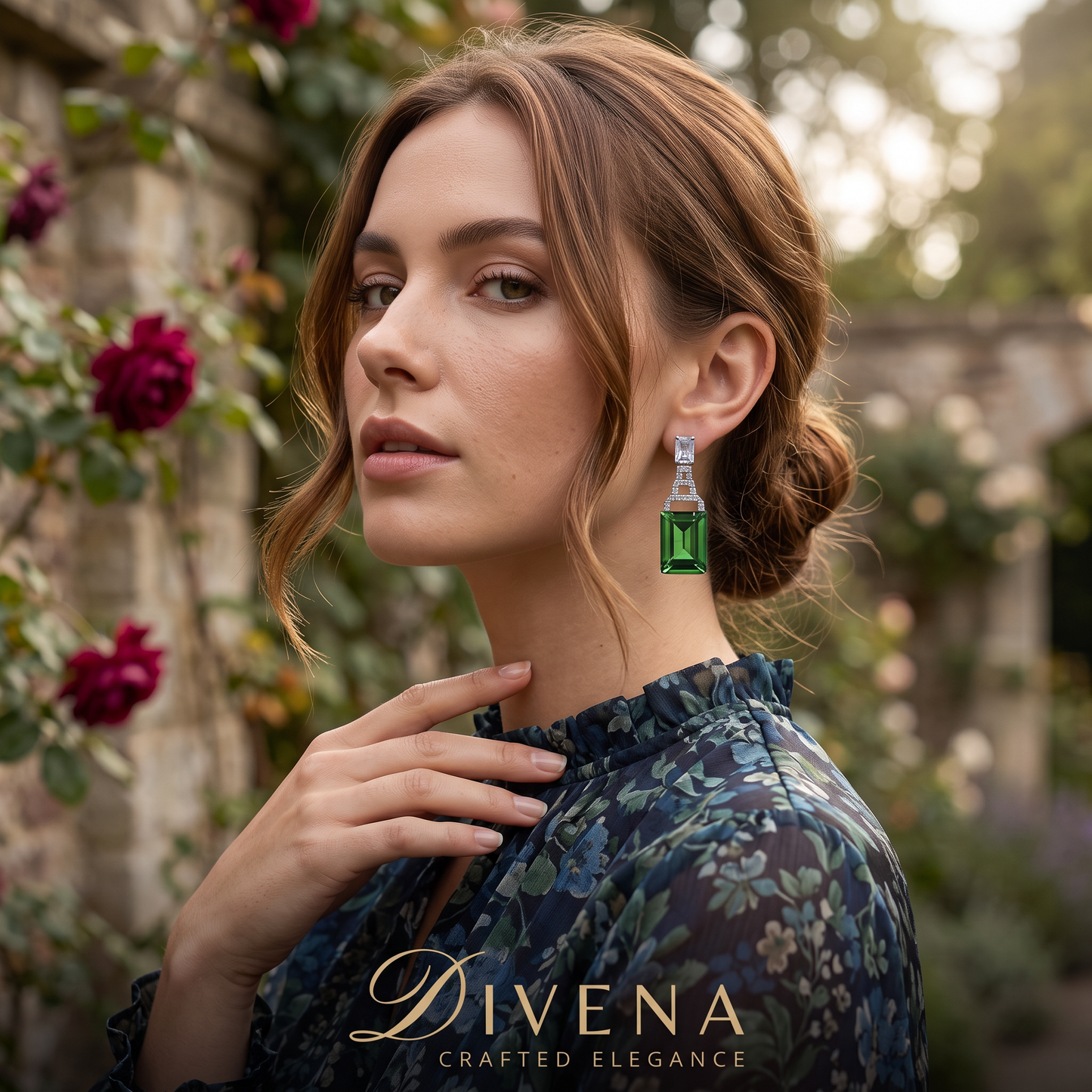 Hazel Crystal Earrings