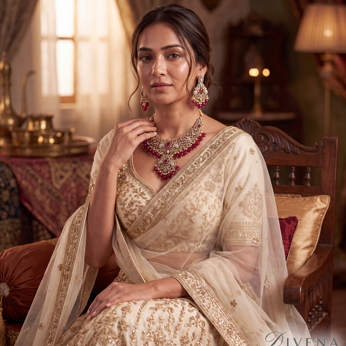 Aaliyah Grand Victorian Necklace Set