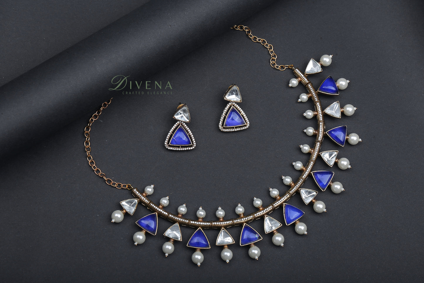 Eloise Doublet & Moissanite Necklace Set