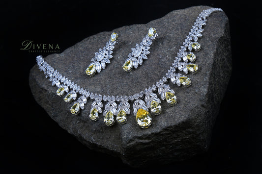 Vivienne CZ and Crystal Necklace Set