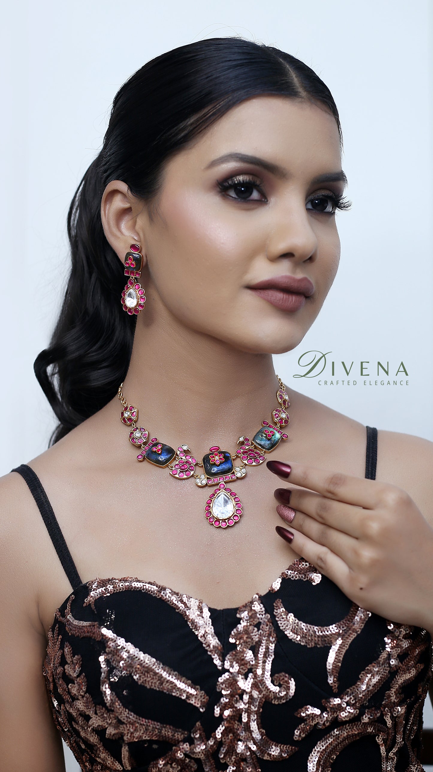 Alisha Pachi Kundan Necklace Set