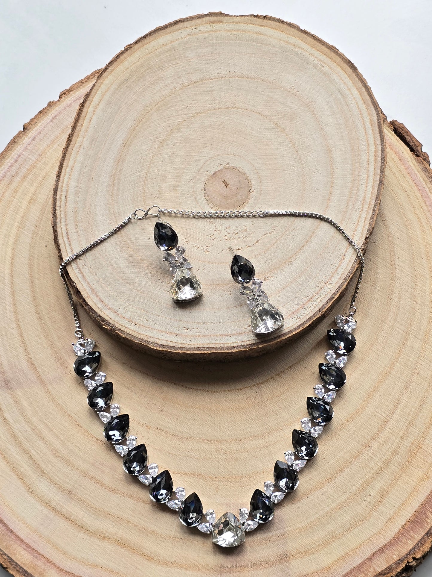 Chelsea Crystal Necklace Set