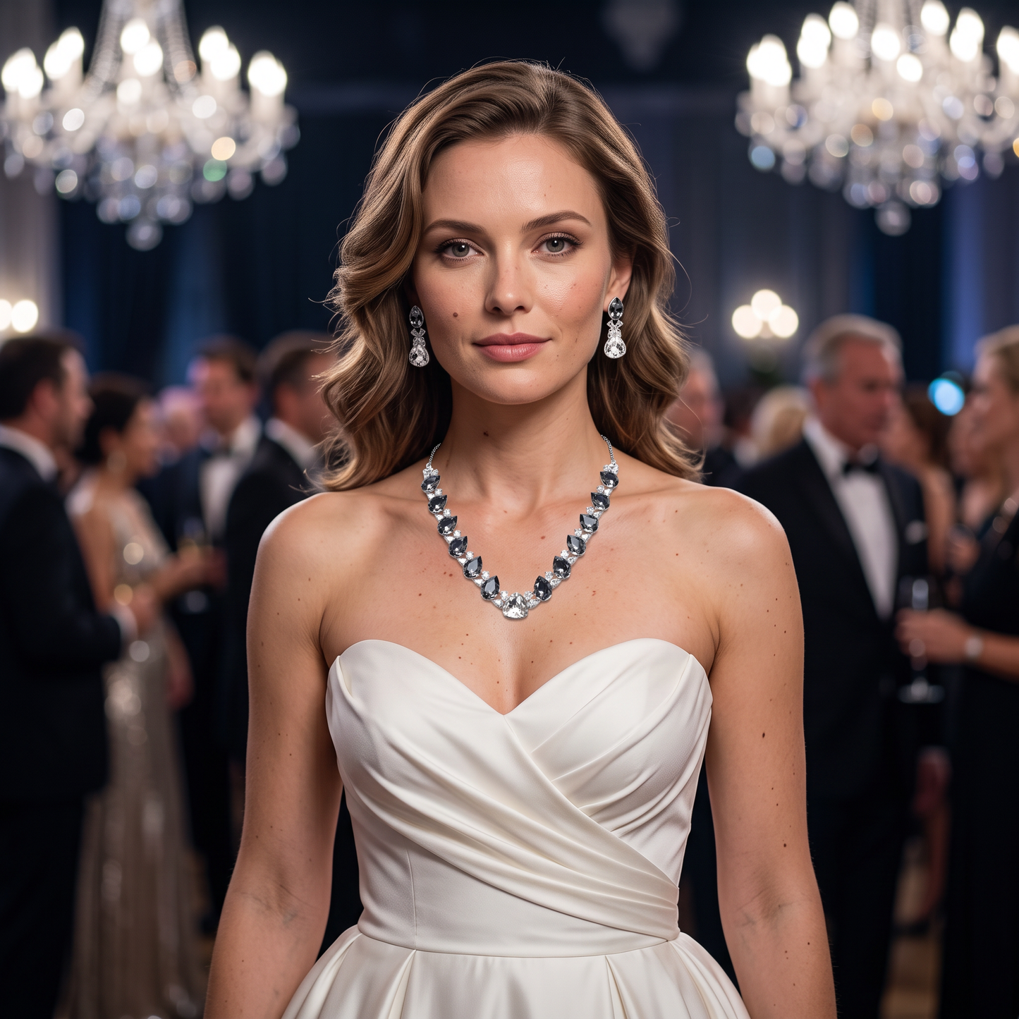 Chelsea Crystal Necklace Set