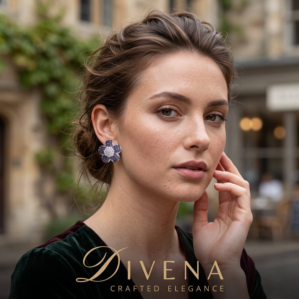 Eden Floral Studs