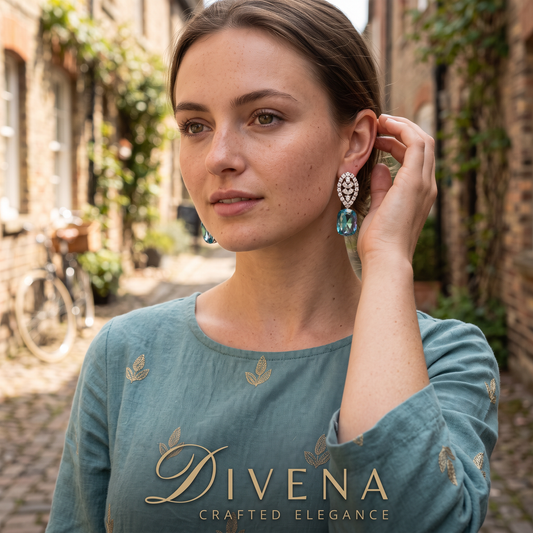 Kimberley Moissanite Crystal Earring