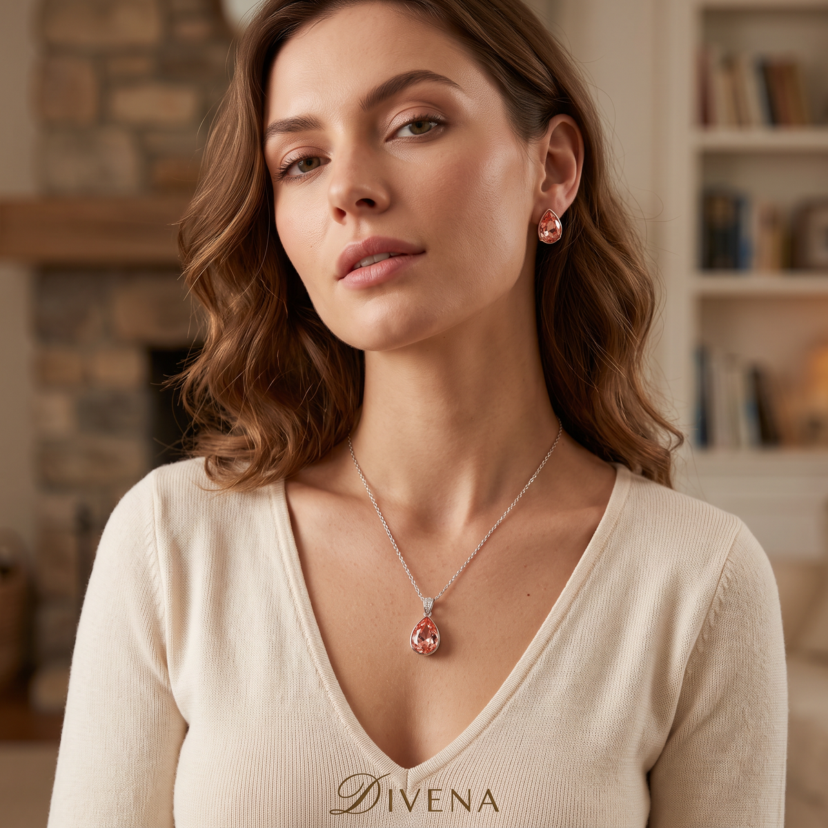 Tear Drop Crystal Pendant