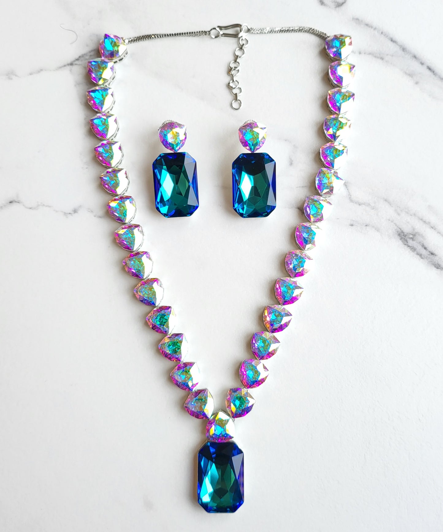 Magical Crystal Statement Necklace Set