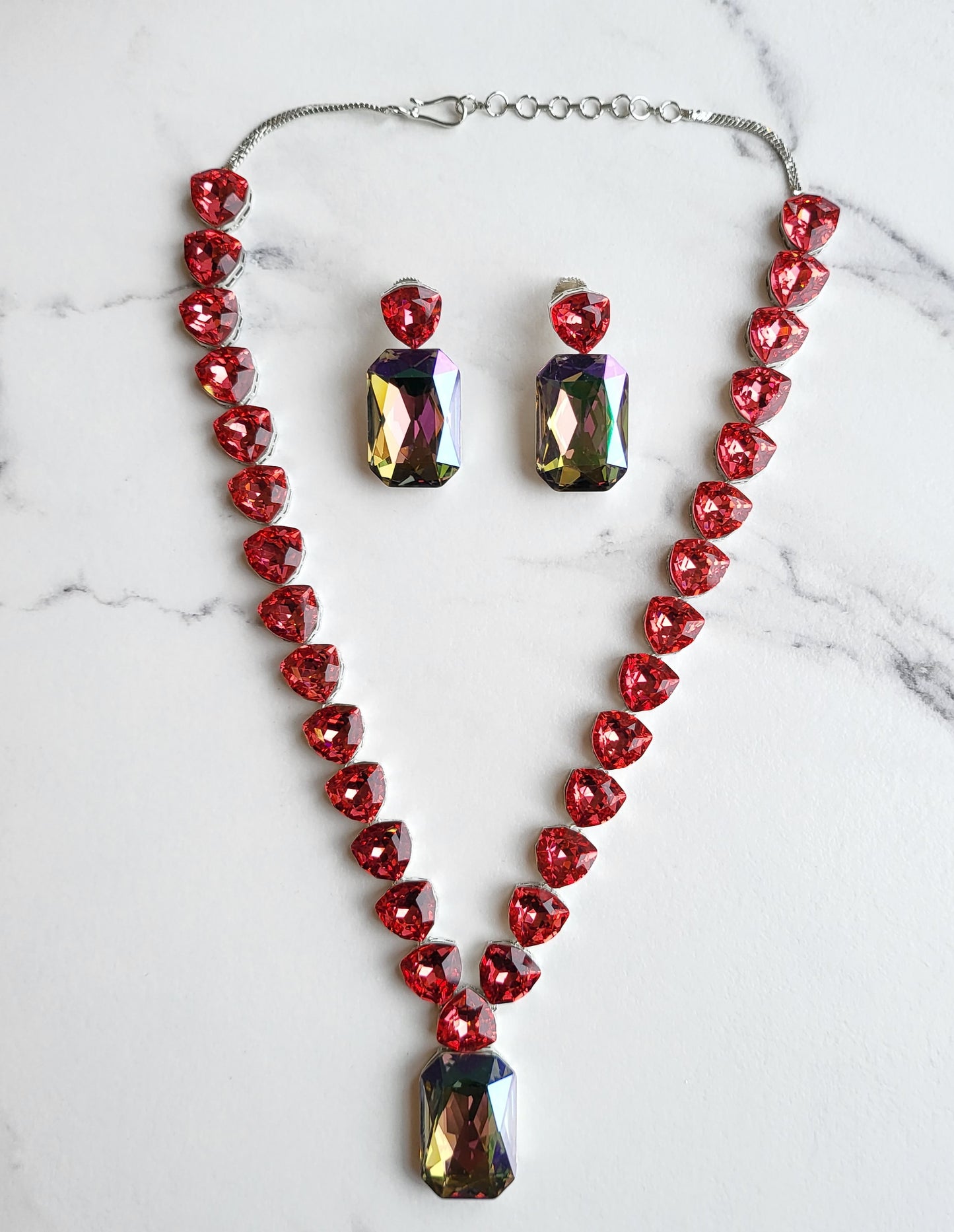 Magical Crystal Statement Necklace Set