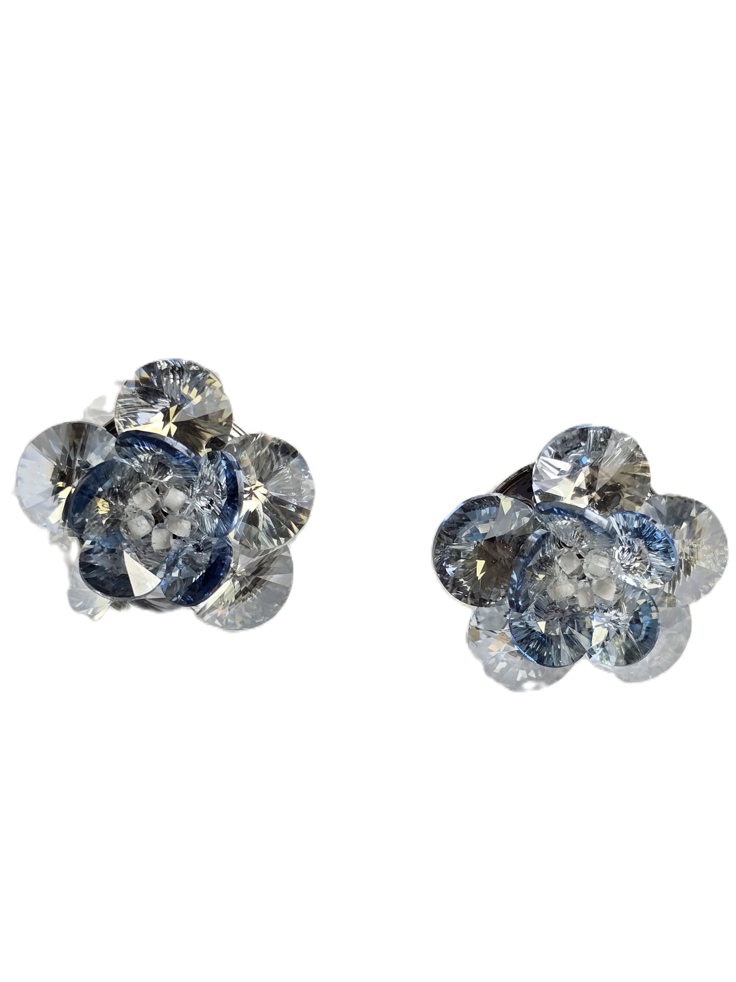 Matilda Multi-faceted 3D Flower Crystal Studs