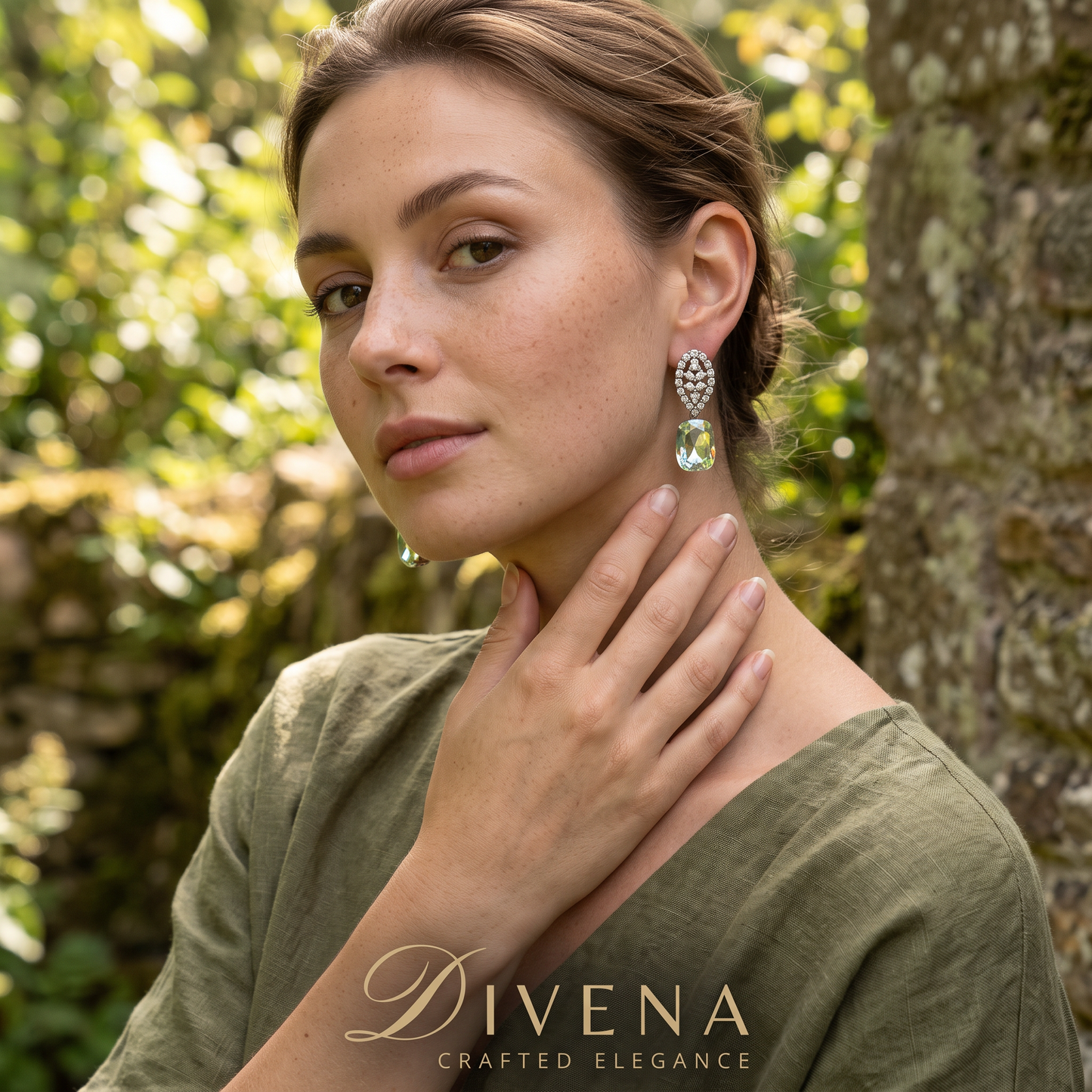 Kimberley Moissanite Crystal Earring