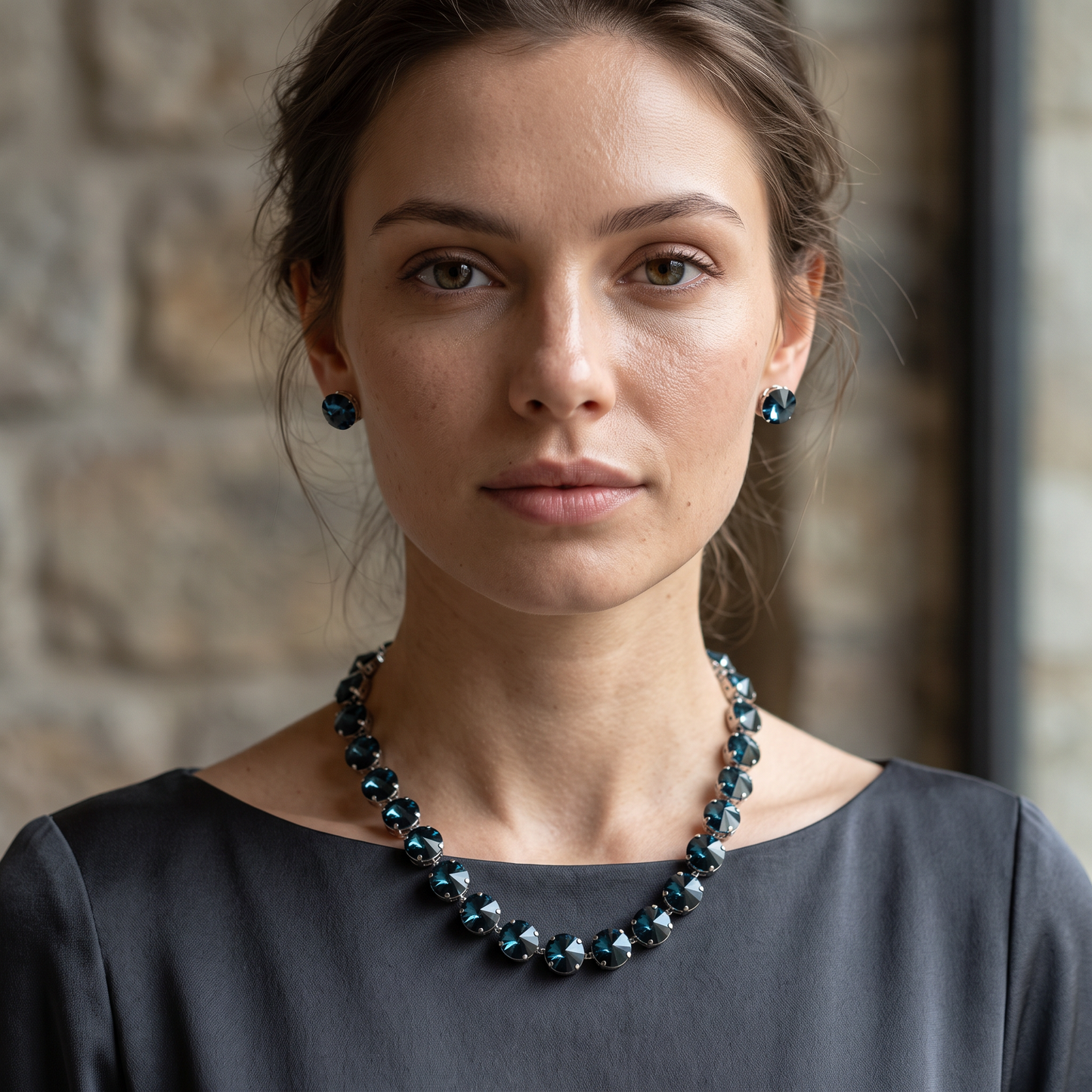 Premium Crystal Necklace Set