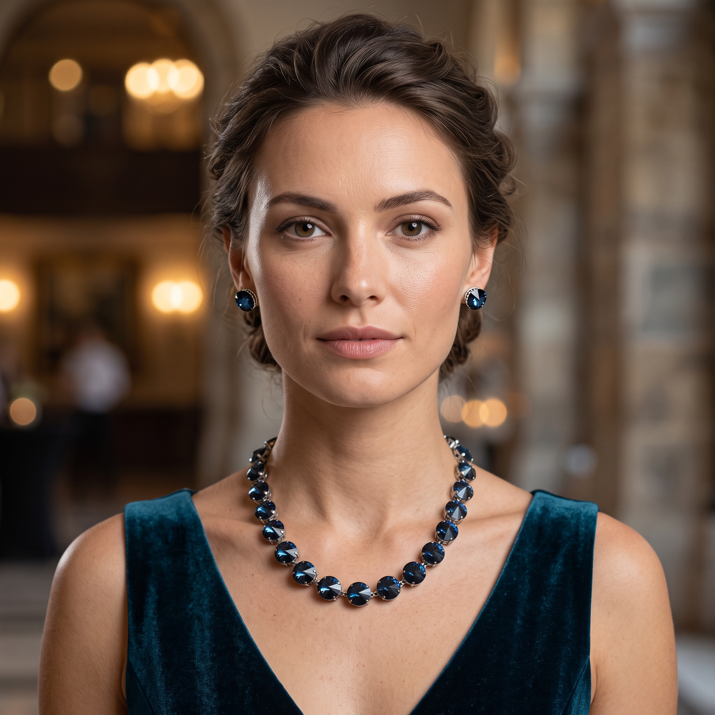 Premium Crystal Necklace Set