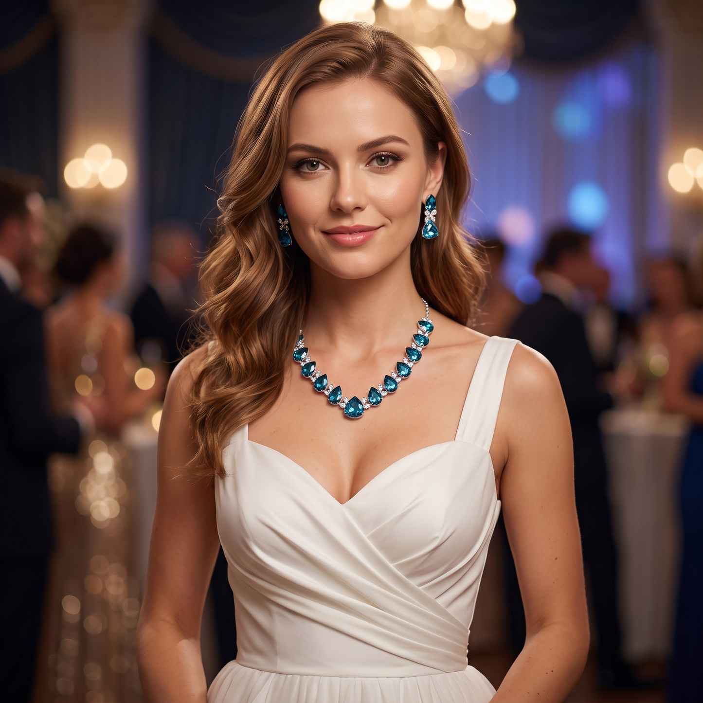 Chelsea Crystal Necklace Set