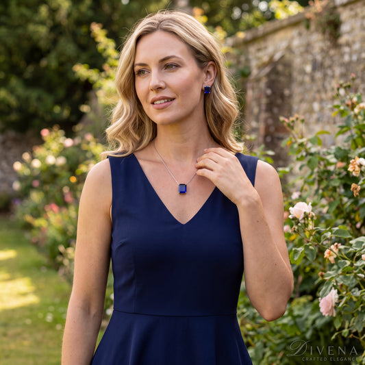 Pippa Doublet Stone Pendant Set
