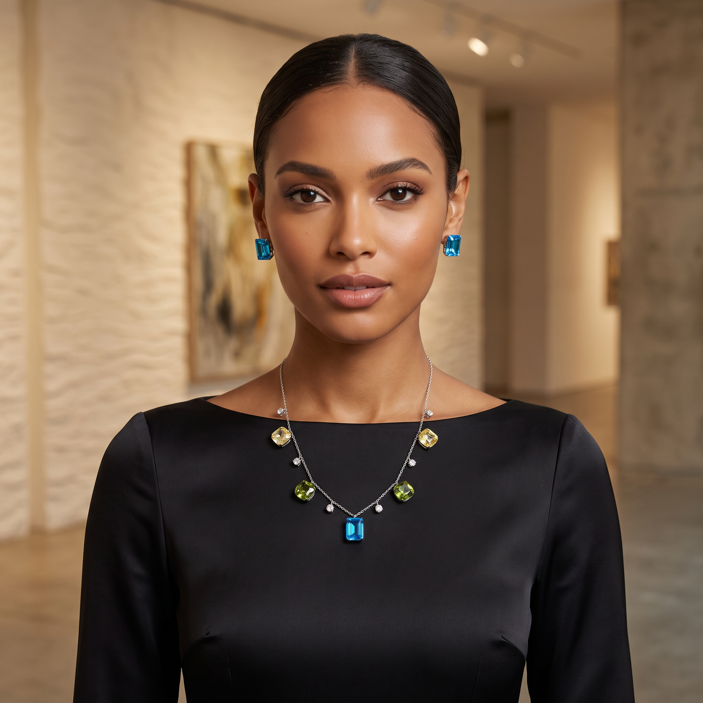 Lauren Geometric Crystal Set