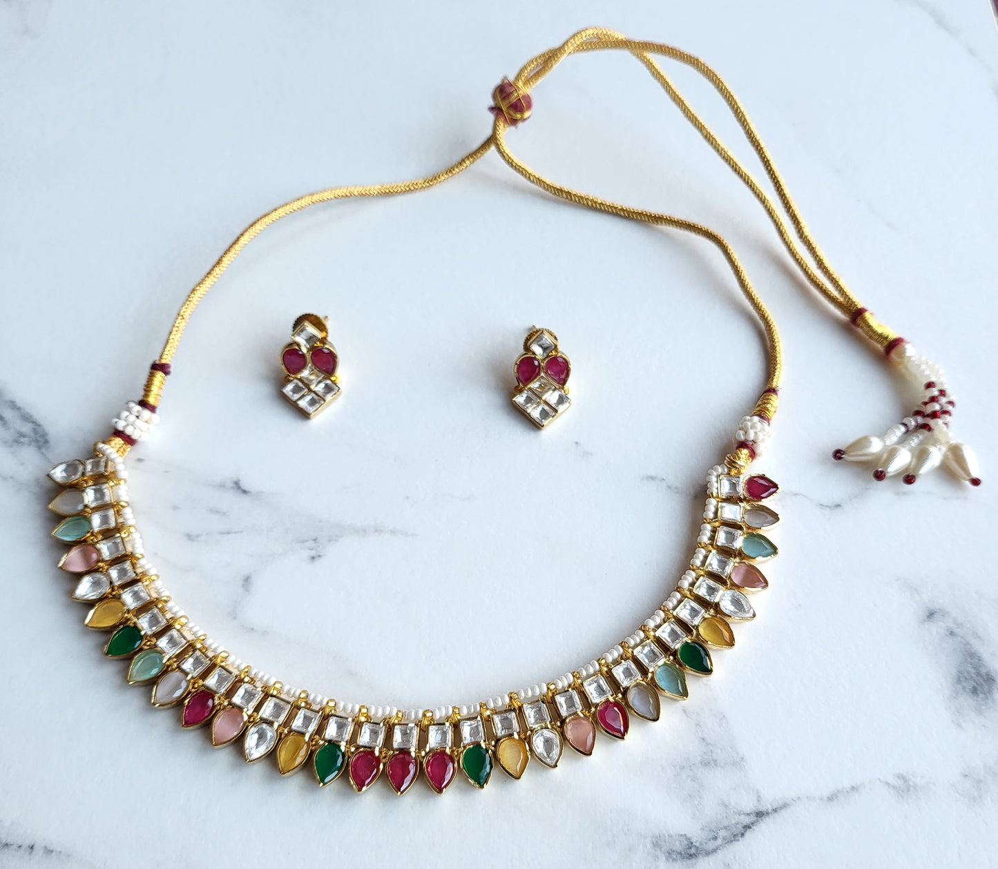 Multicolor Necklace Set