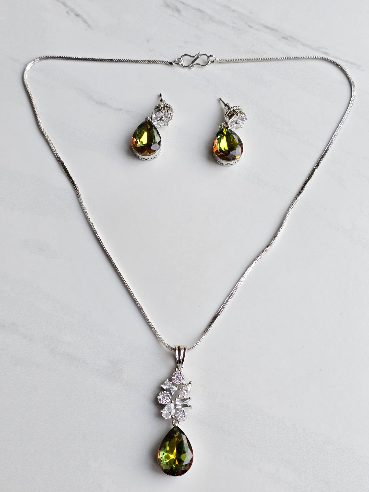 Narcissa Zircon Crystal Set