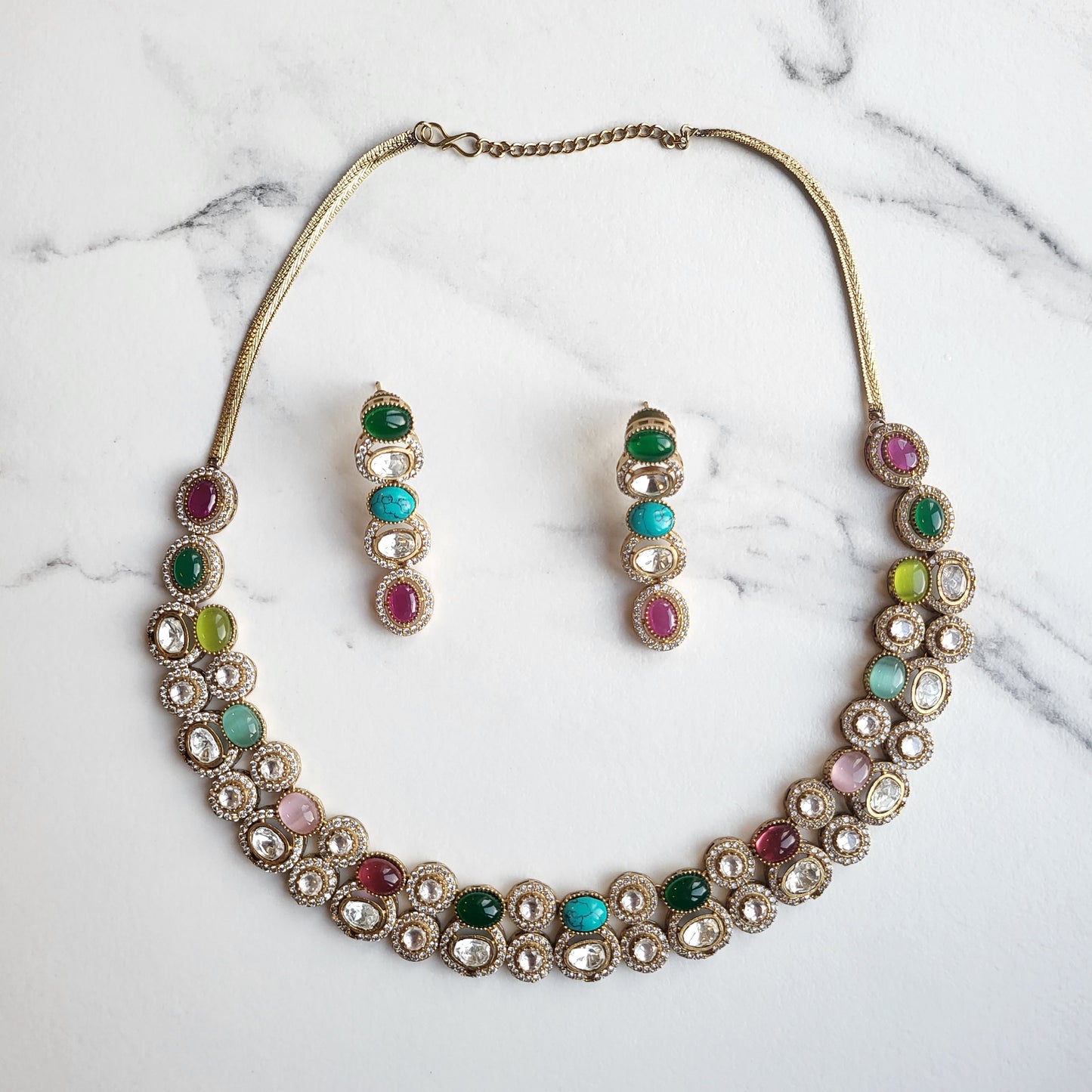 Valeria Navratan Polki Necklace