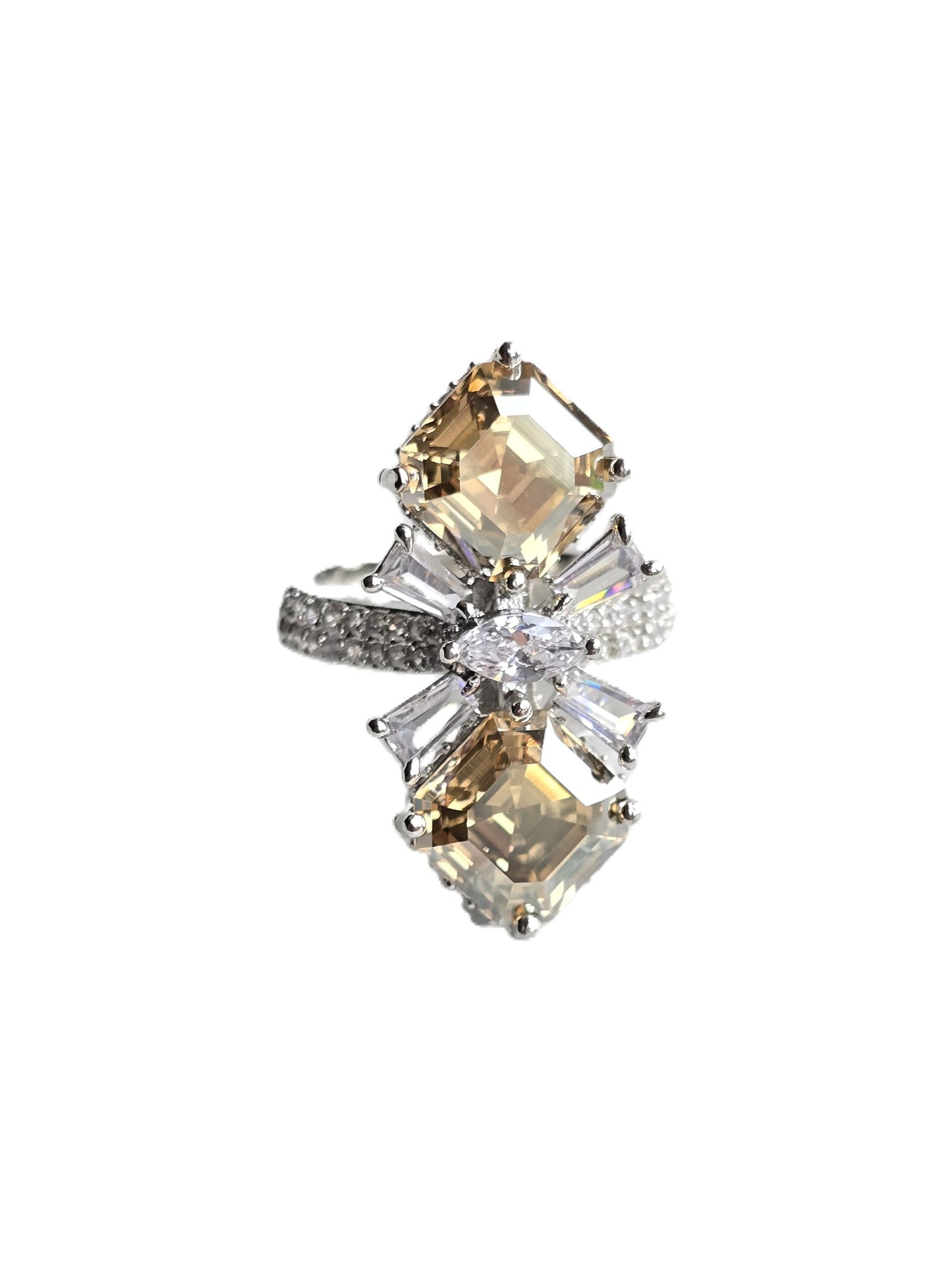 Nicole Zircon Crystal Ring