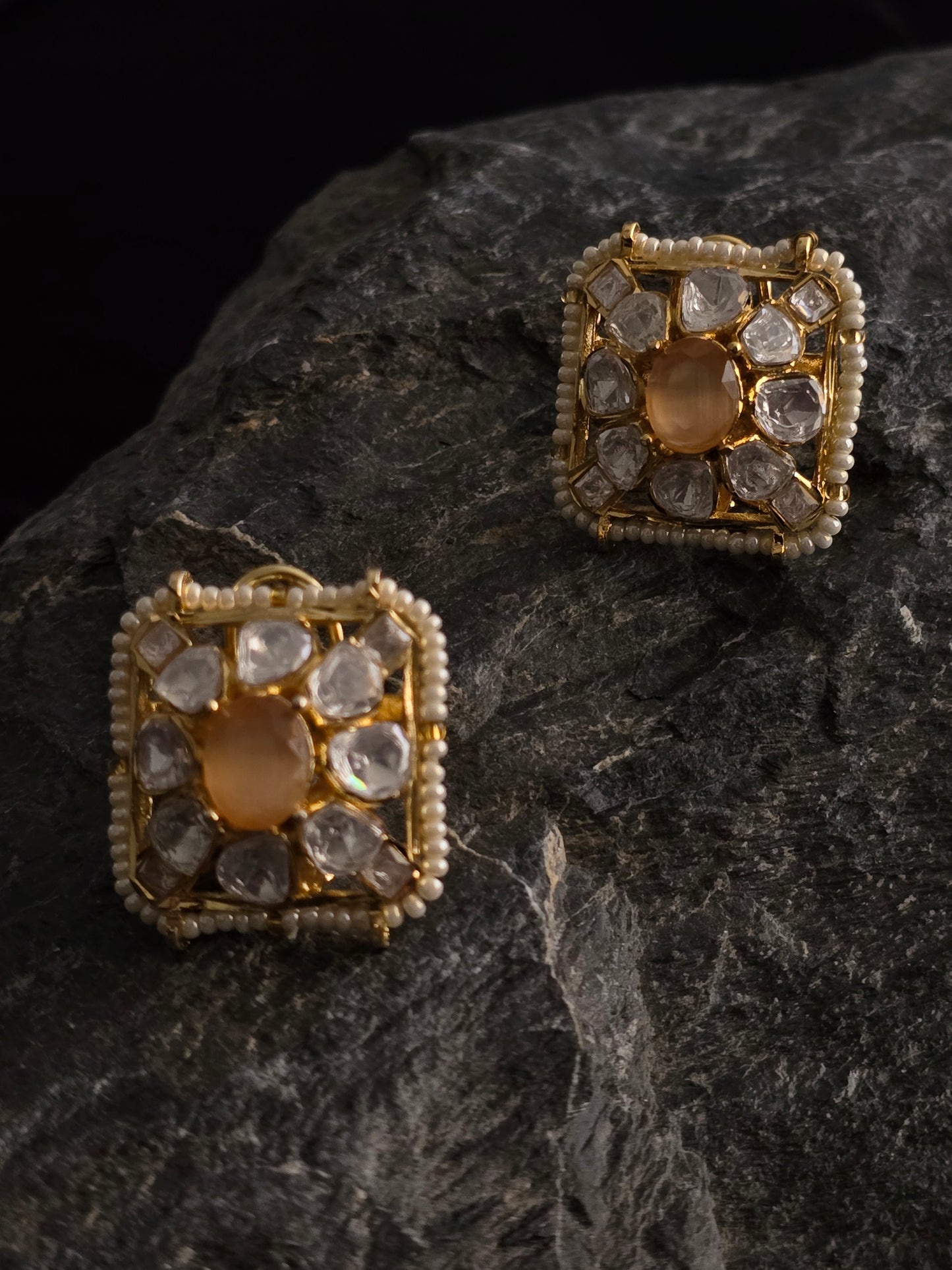 Moissanite Doublet Studs