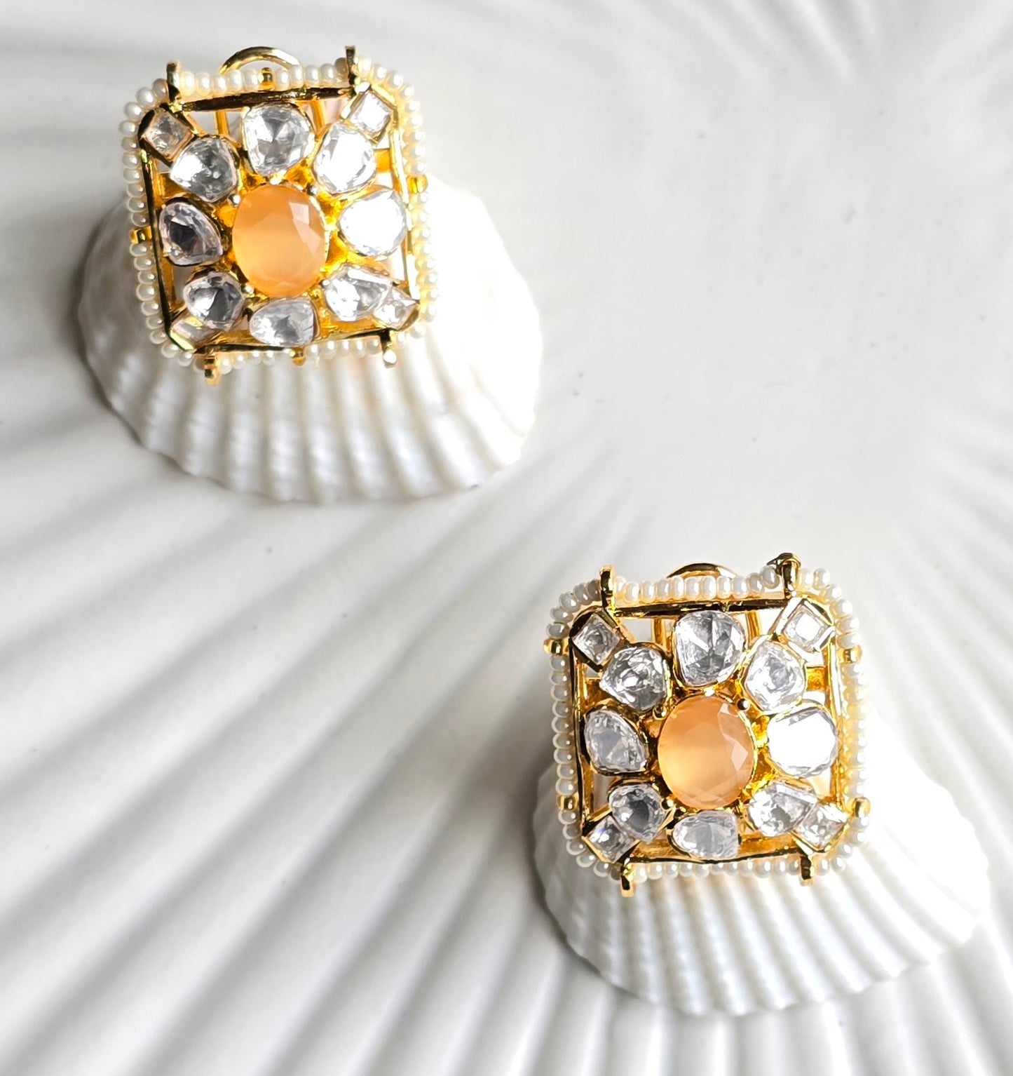 Moissanite Doublet Studs