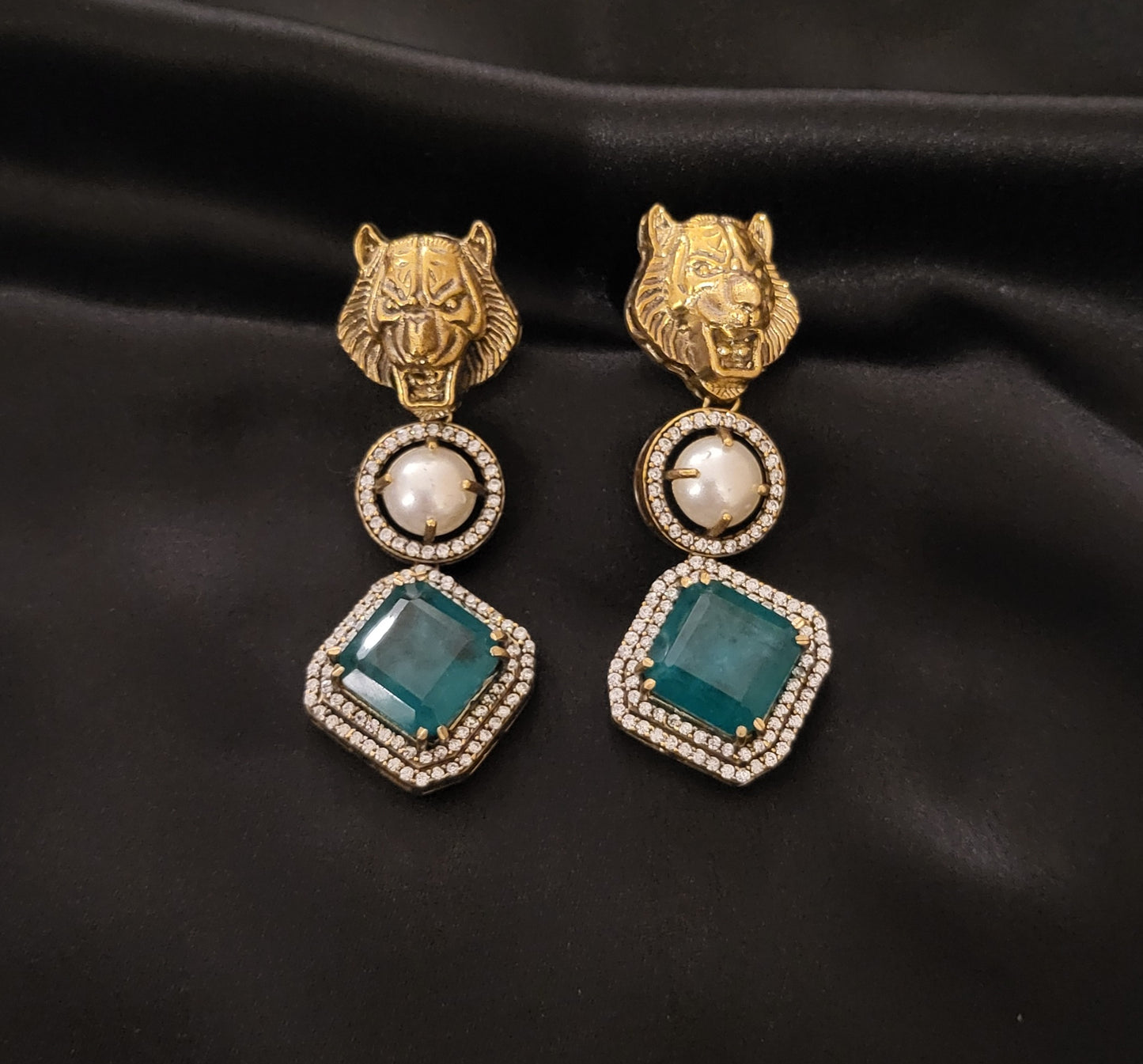 Pearl Doublet Dangler Earrings