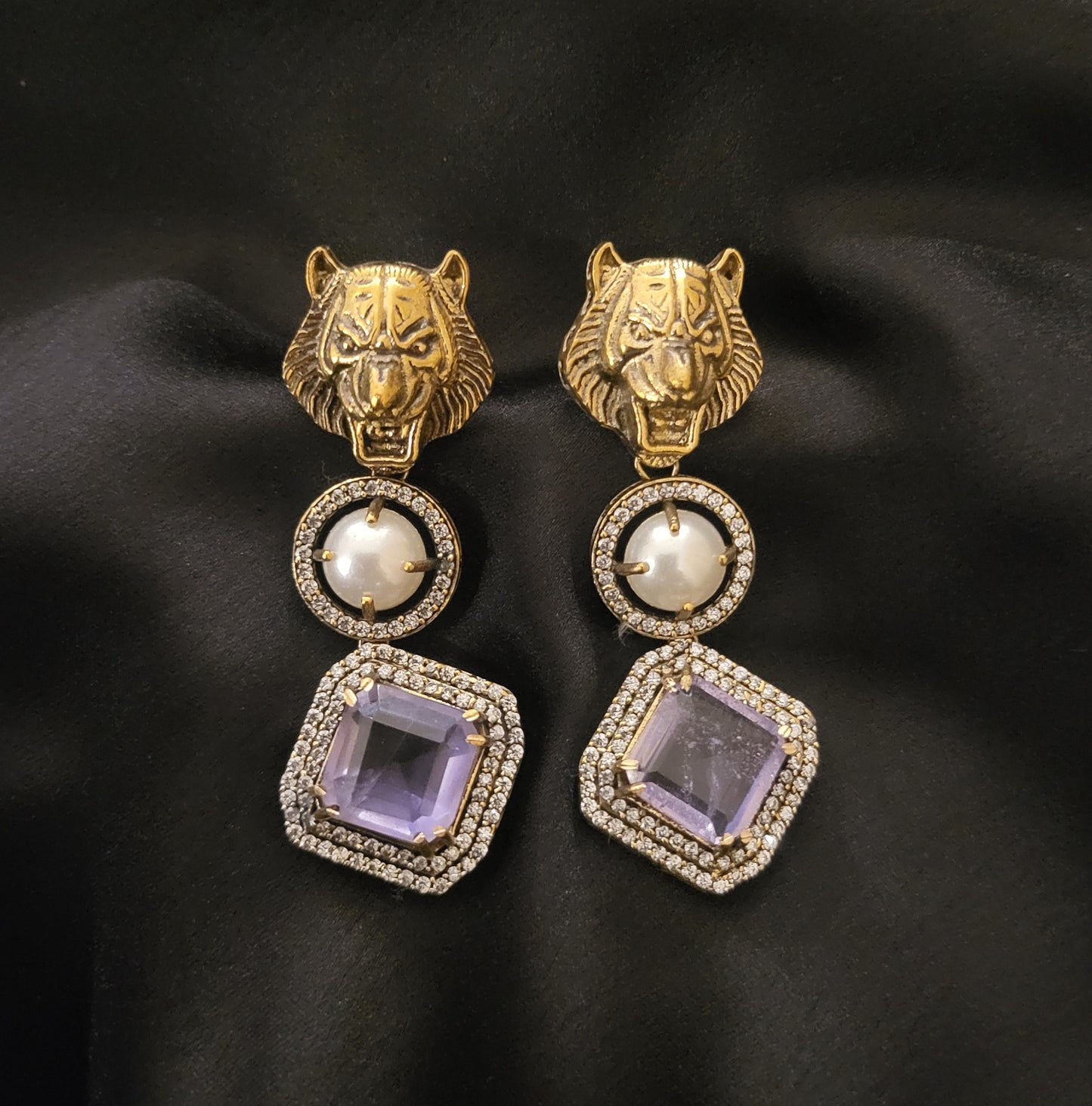 Pearl Doublet Dangler Earrings