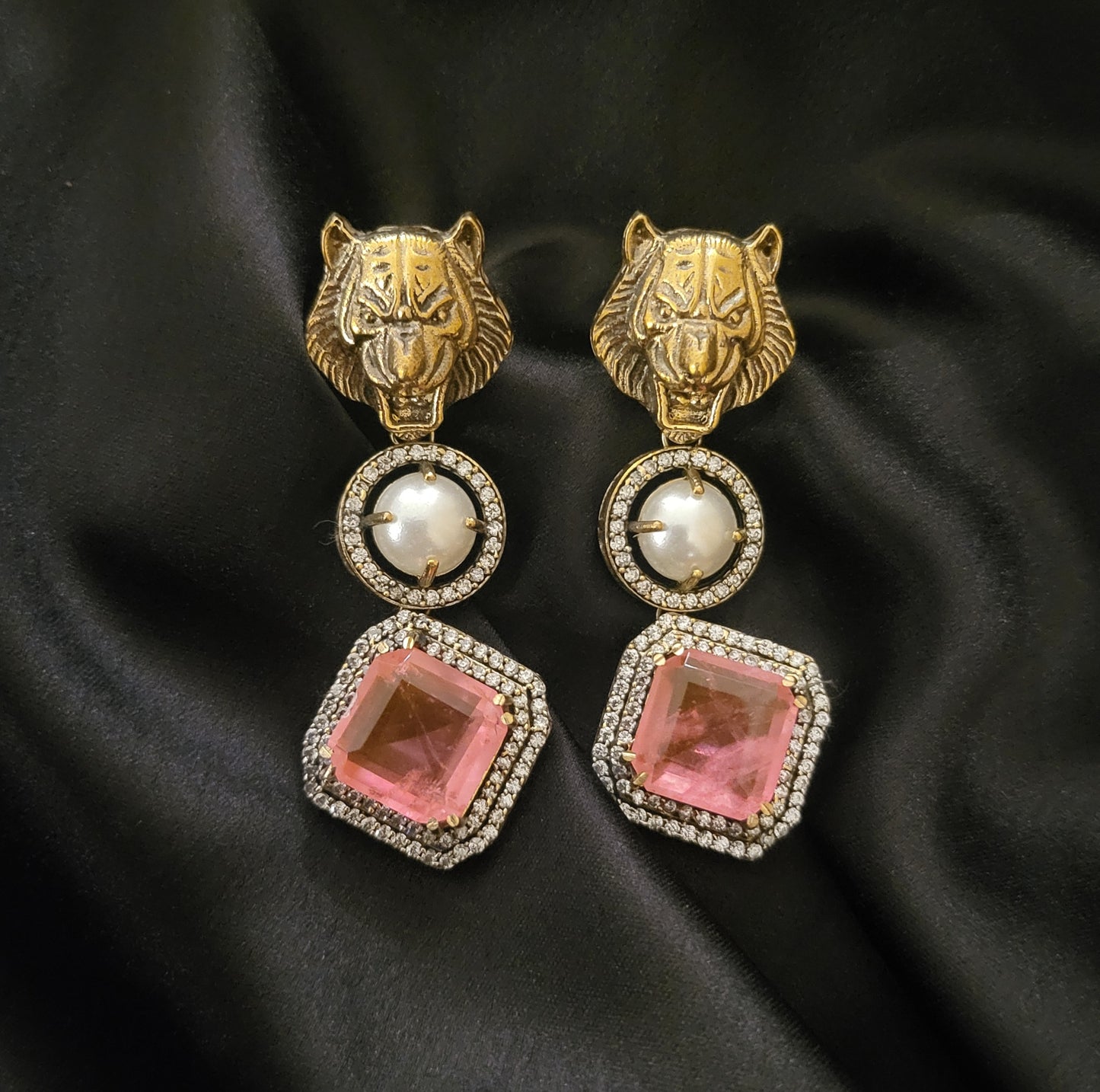 Pearl Doublet Dangler Earrings