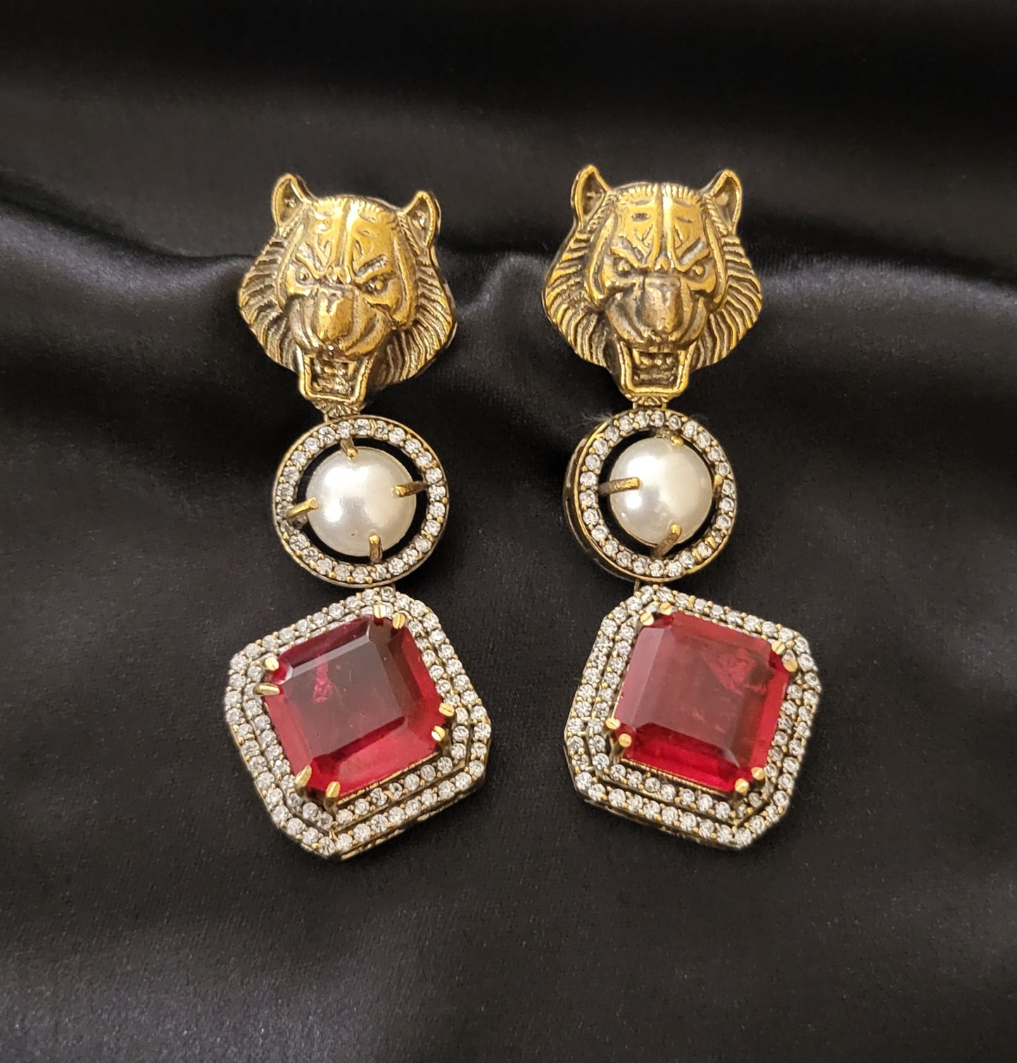 Pearl Doublet Dangler Earrings