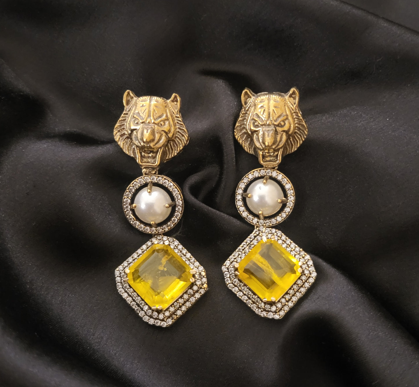 Pearl Doublet Dangler Earrings