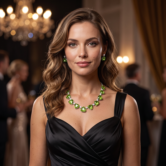 Bethany Crystal Necklace Set