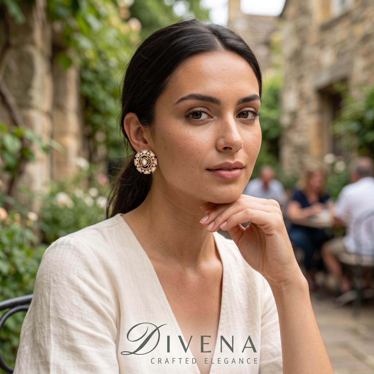 Florence Moissanite Studs