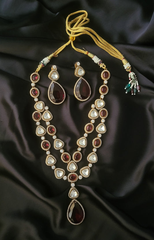 Madelyn Polki Kundan Necklace Set