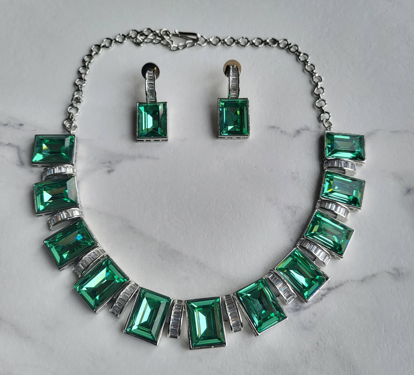 Tiffany Premium Crystal AD Necklace Set