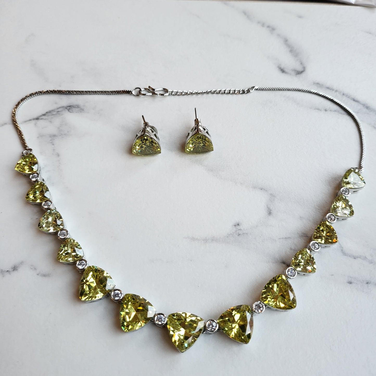 Sienna Premium Crystal Heart Necklace Set