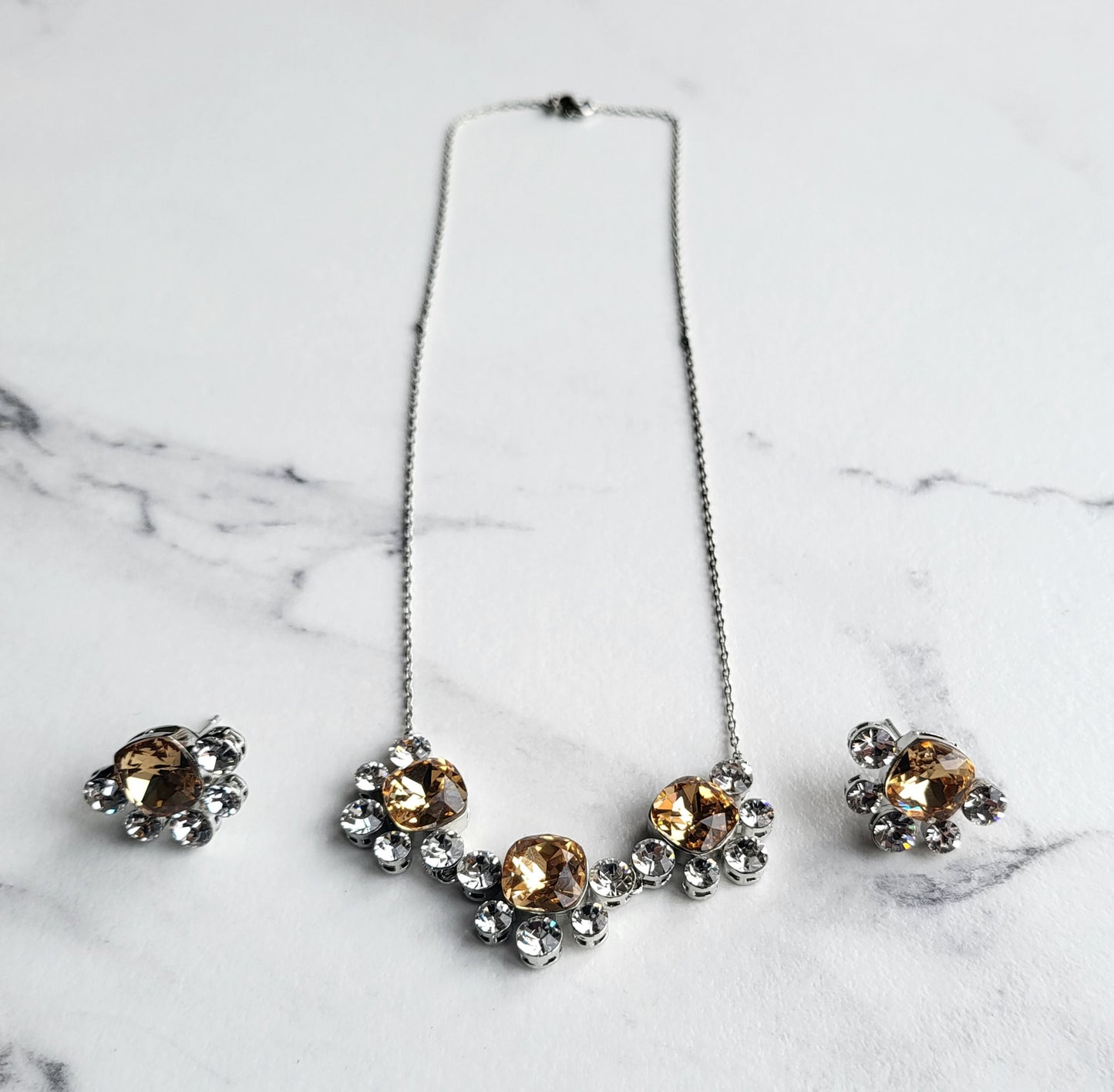 Premium Crystal Necklace Set