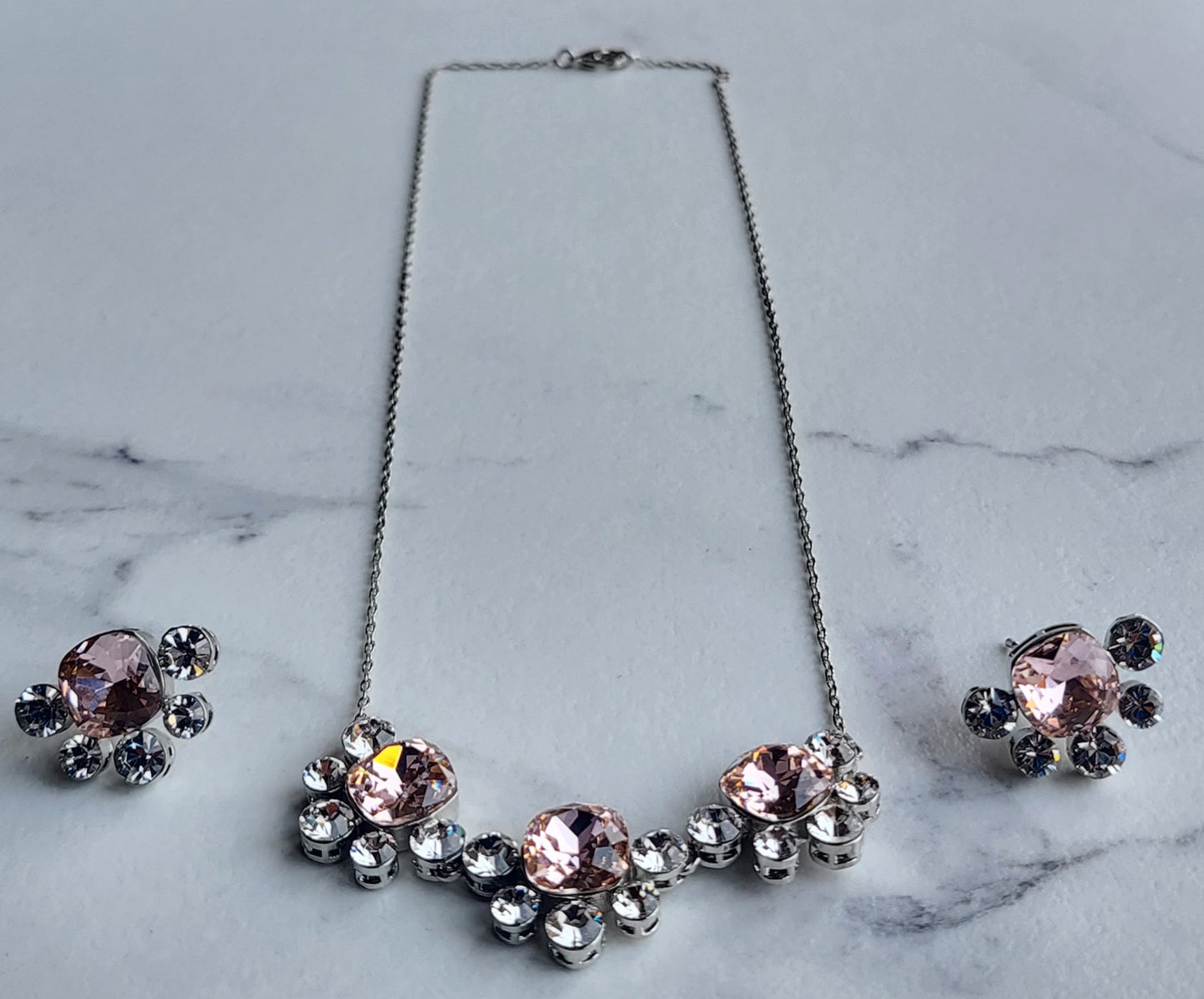 Premium Crystal Necklace Set