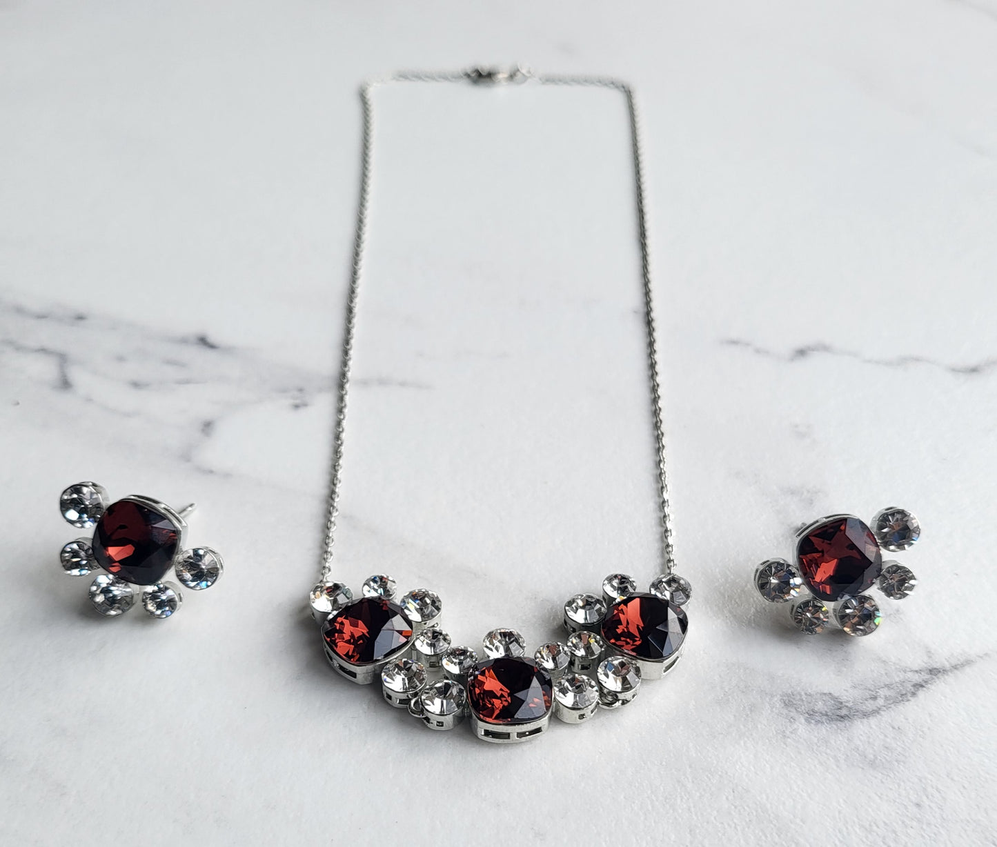 Premium Crystal Necklace Set