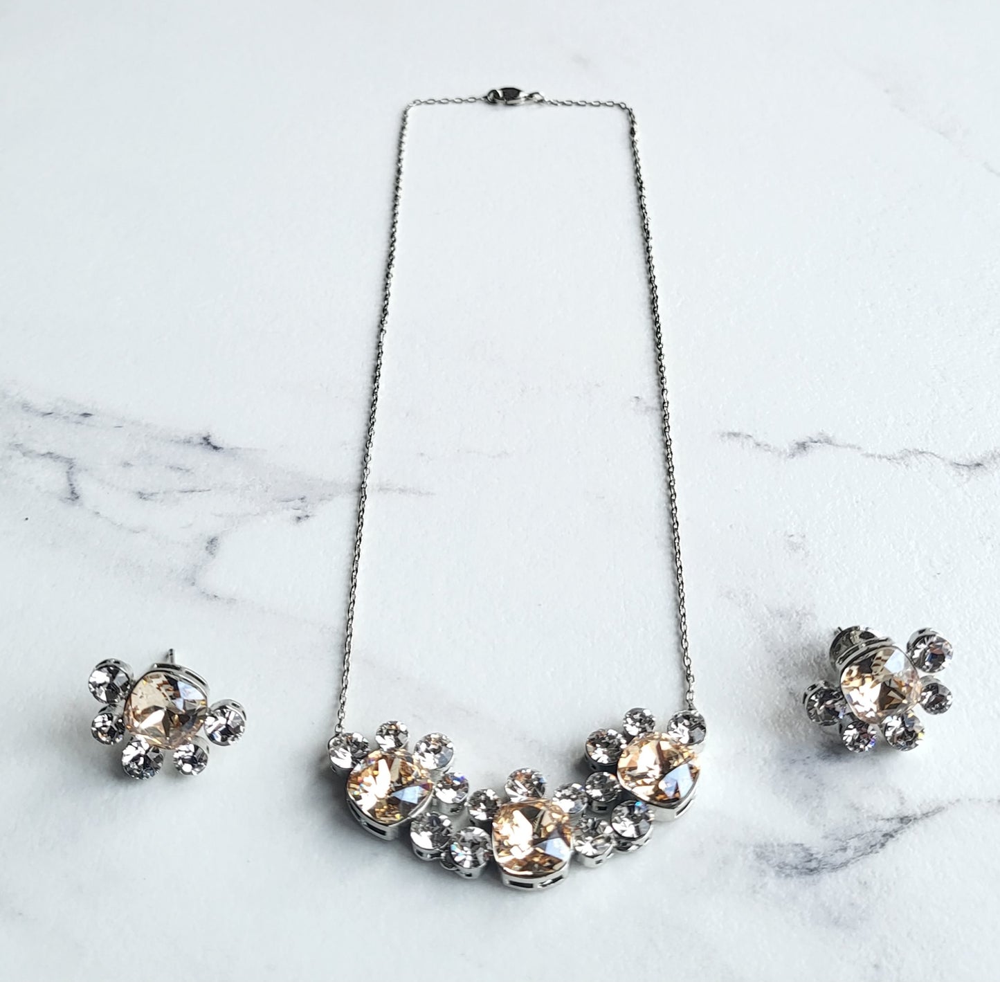 Premium Crystal Necklace Set