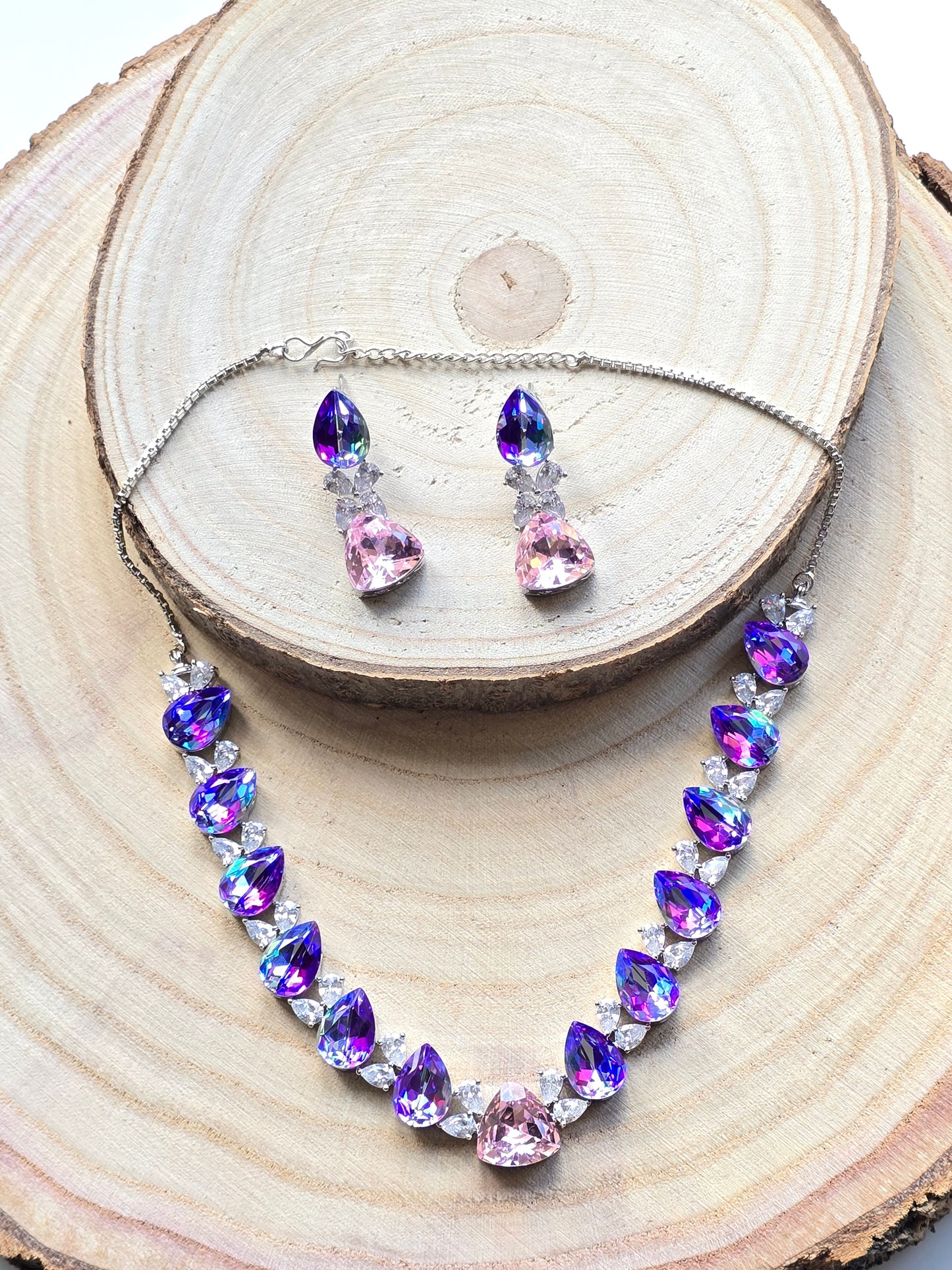 Chelsea Crystal Necklace Set