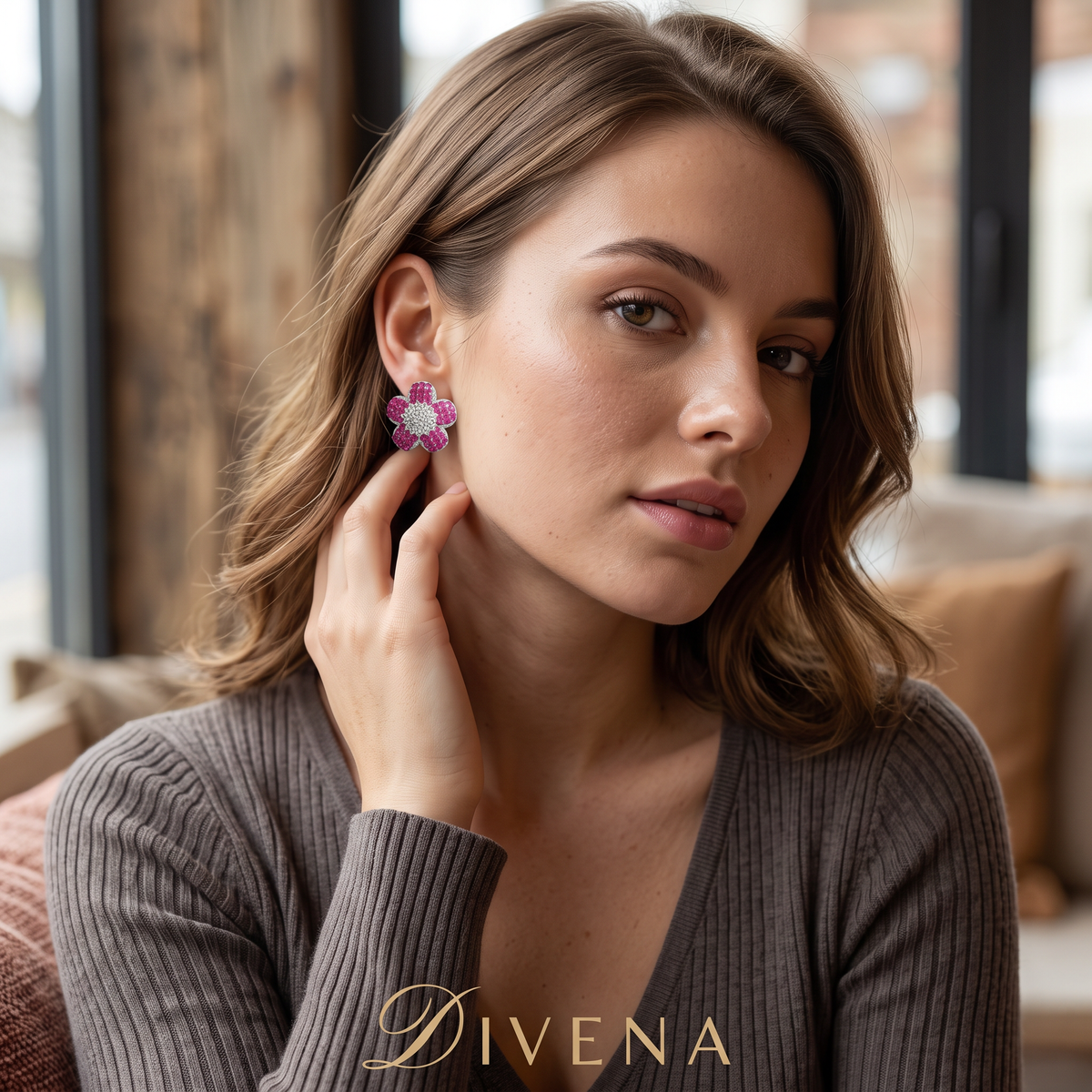 Eden Floral Studs
