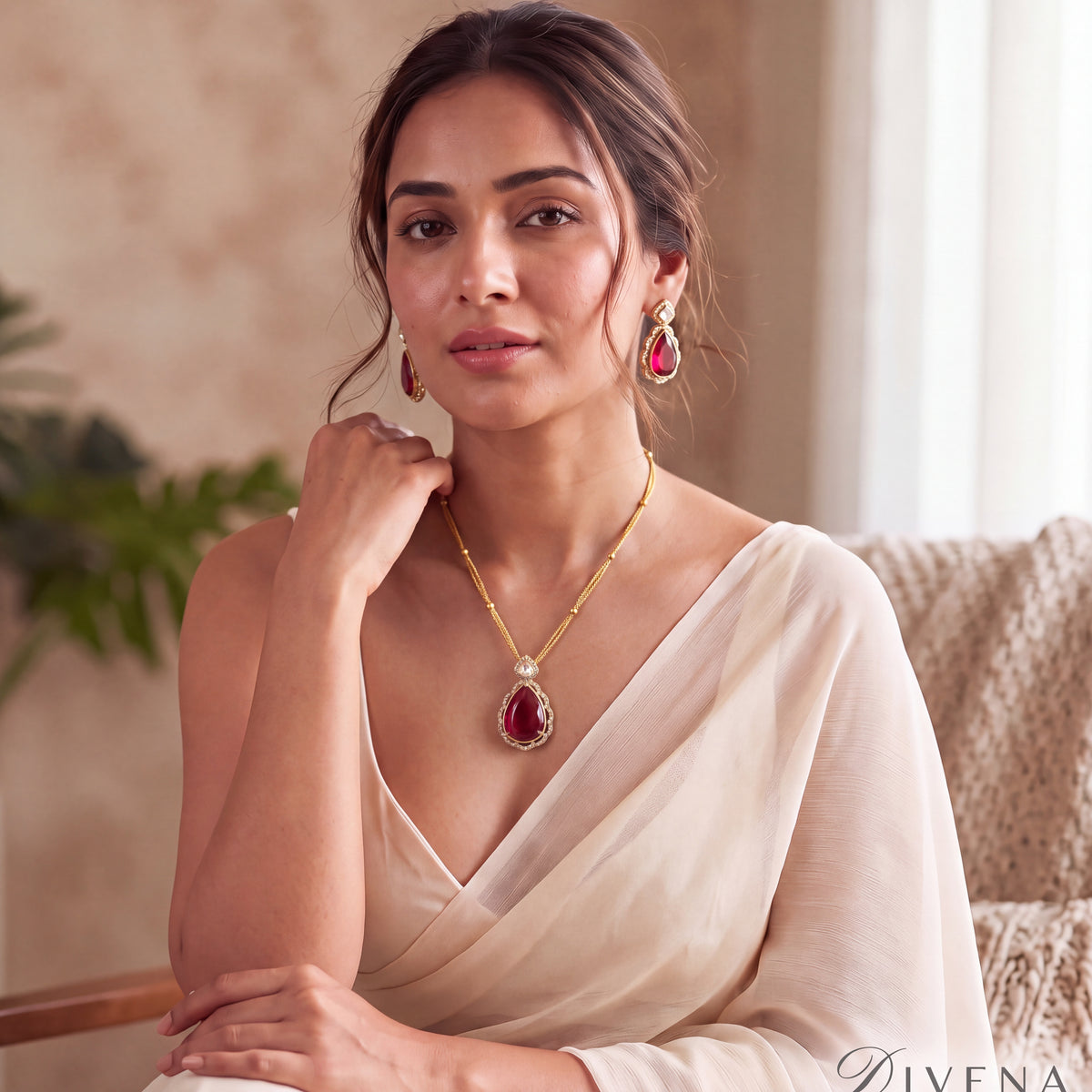 Claudia Doublet Pendant Set
